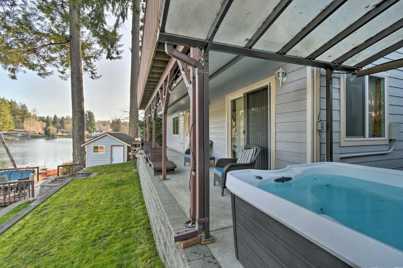 אולימפיה The Peacock House - Waterfront Home With Hot Tub! מראה חיצוני תמונה